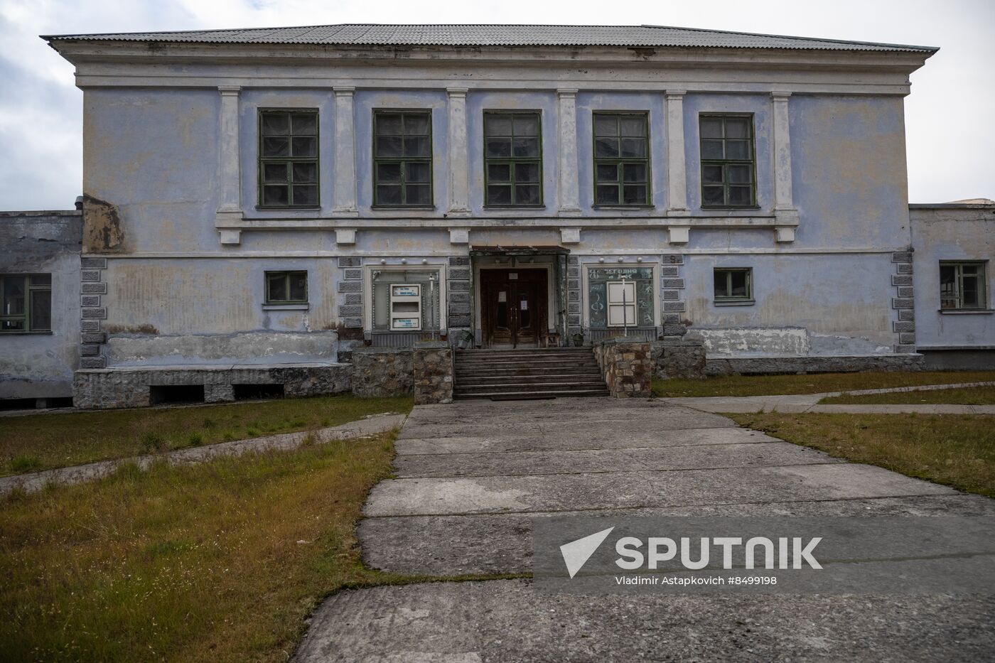 Norway Svalbard Archipelago Pyramiden Settlement