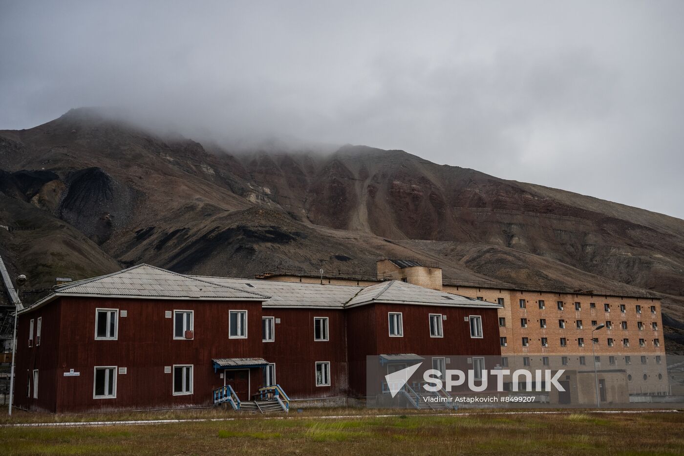 Norway Svalbard Archipelago Pyramiden Settlement