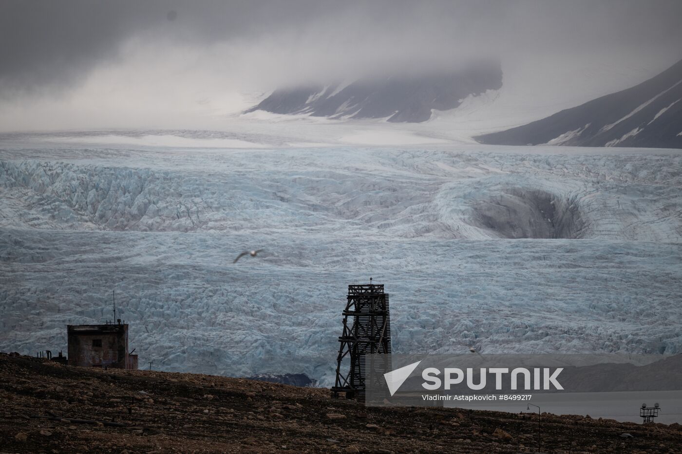 Norway Svalbard Archipelago Pyramiden Settlement