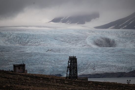 Norway Svalbard Archipelago Pyramiden Settlement