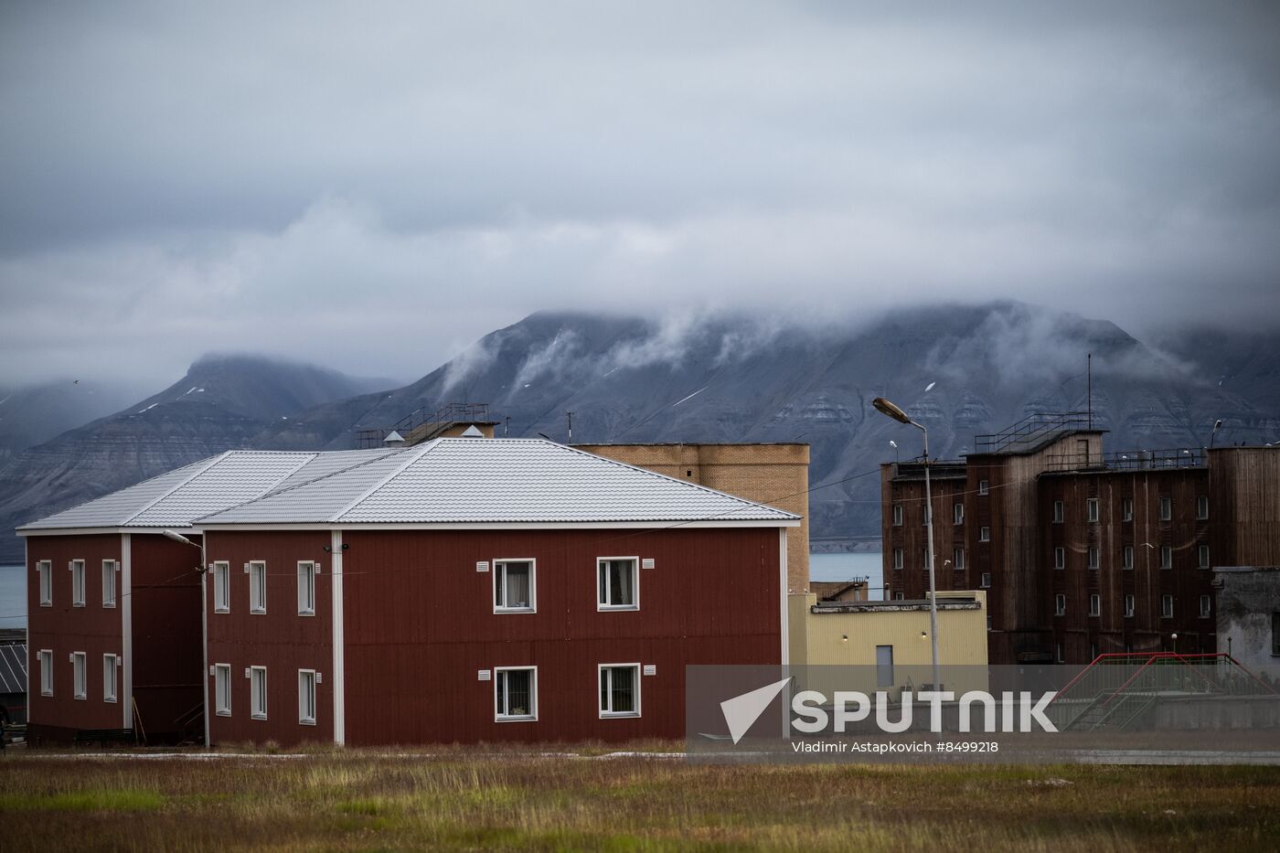 Norway Svalbard Archipelago Pyramiden Settlement