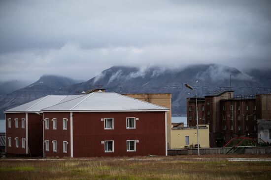 Norway Svalbard Archipelago Pyramiden Settlement