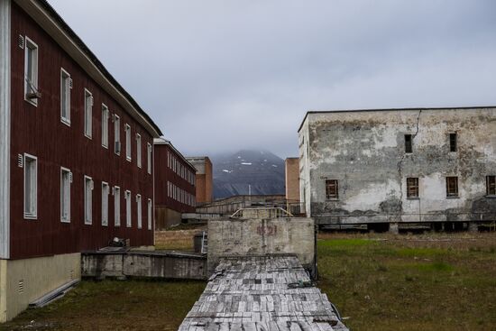 Norway Svalbard Archipelago Pyramiden Settlement