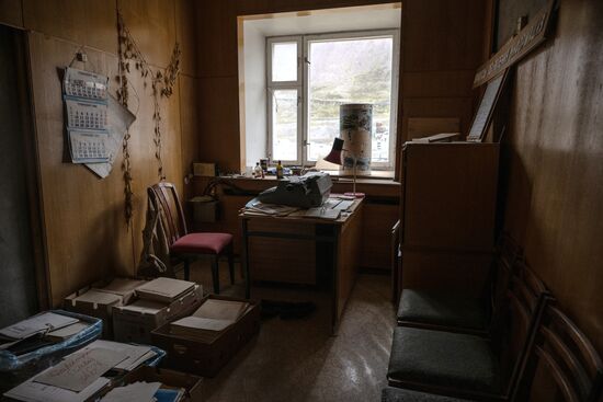 Norway Svalbard Archipelago Pyramiden Settlement