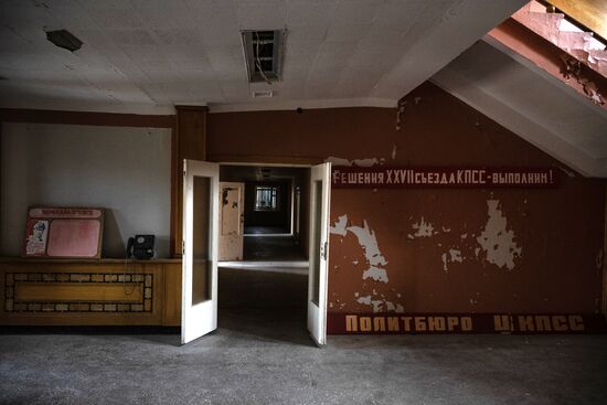 Norway Svalbard Archipelago Pyramiden Settlement