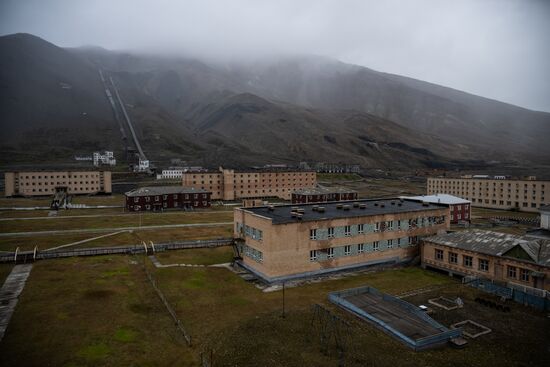 Norway Svalbard Archipelago Pyramiden Settlement