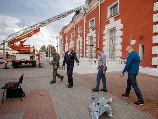 Russia Kursk Drone Attack