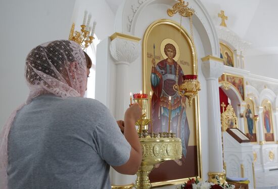 Russia DPR Religion Church Reconstruction