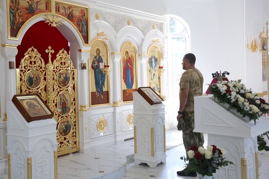 Russia DPR Religion Church Reconstruction