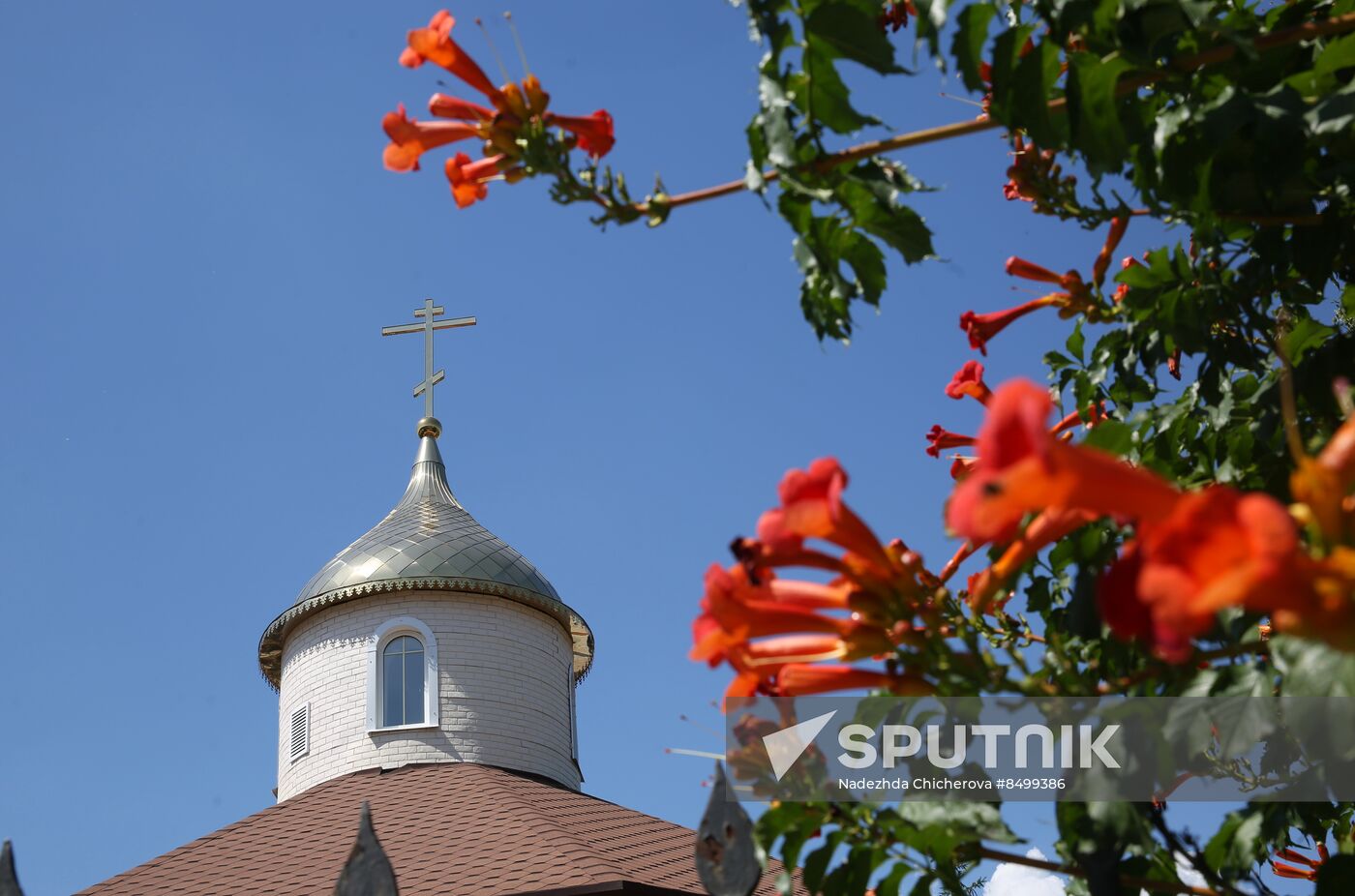 Russia DPR Religion Church Reconstruction