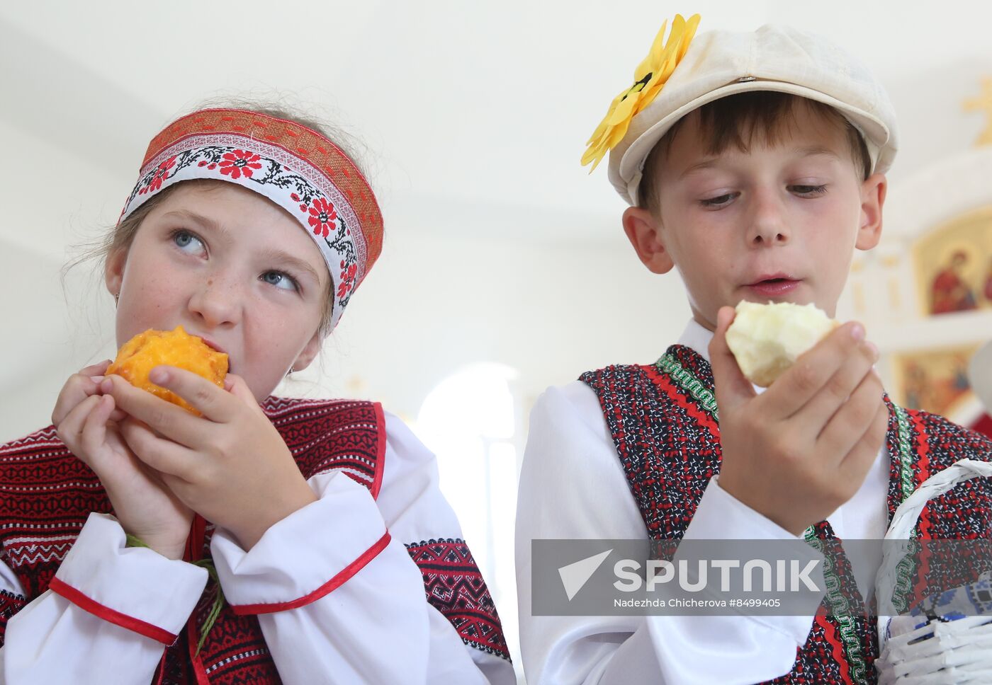 Russia DPR Religion Church Reconstruction