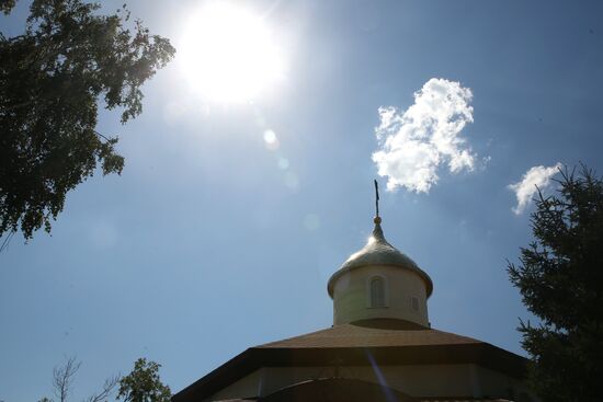 Russia DPR Religion Church Reconstruction