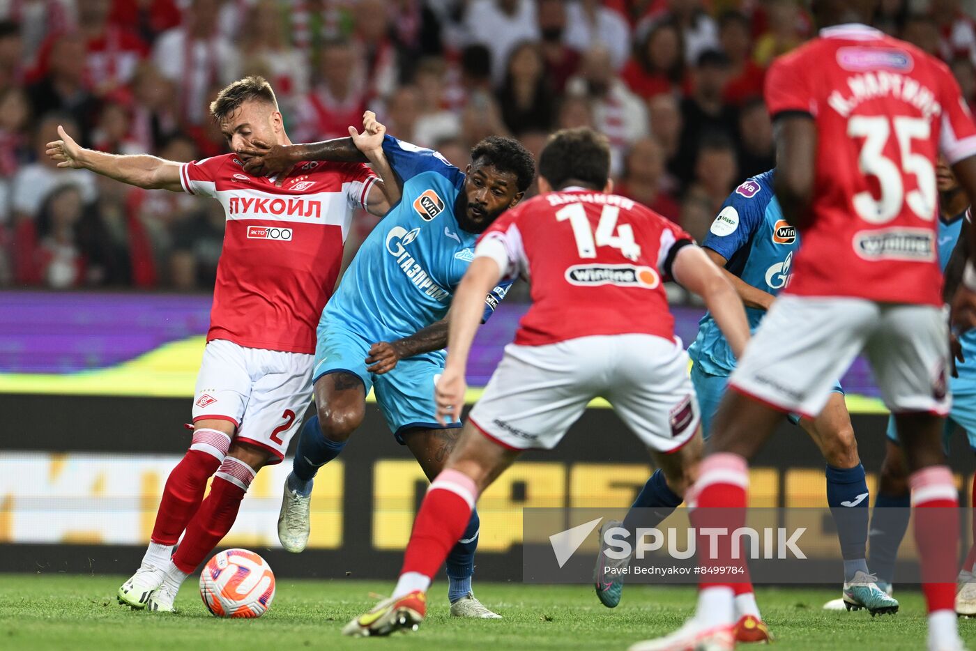 Russia Soccer Premier-League Spartak - Zenit