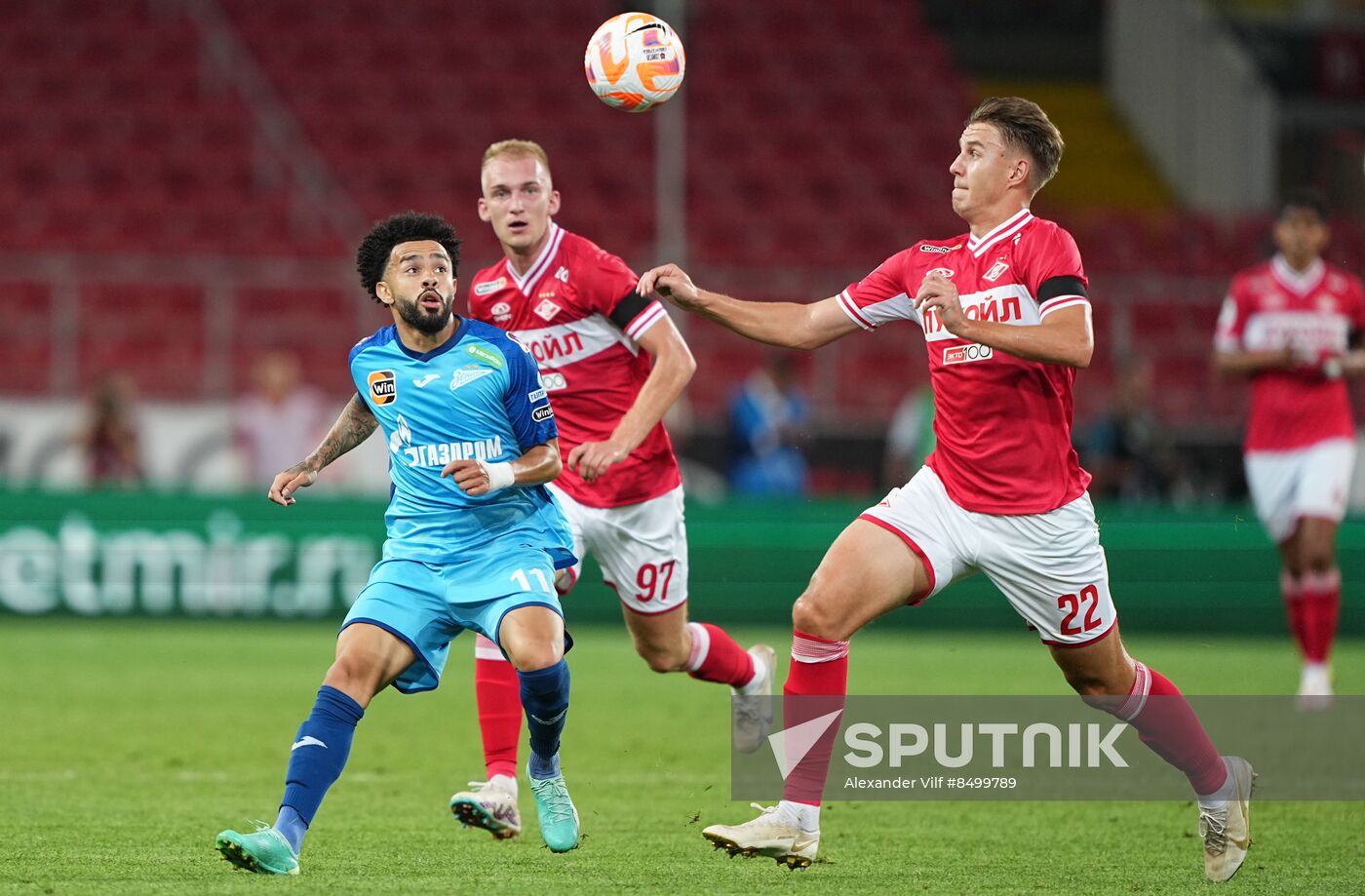 Russia Soccer Premier-League Spartak - Zenit