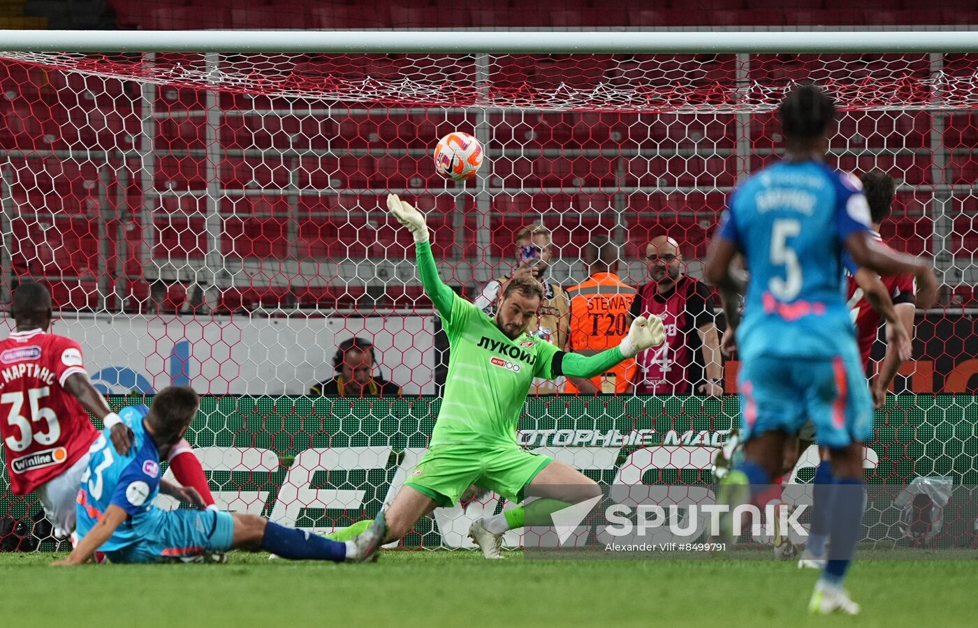 Russia Soccer Premier-League Spartak - Zenit