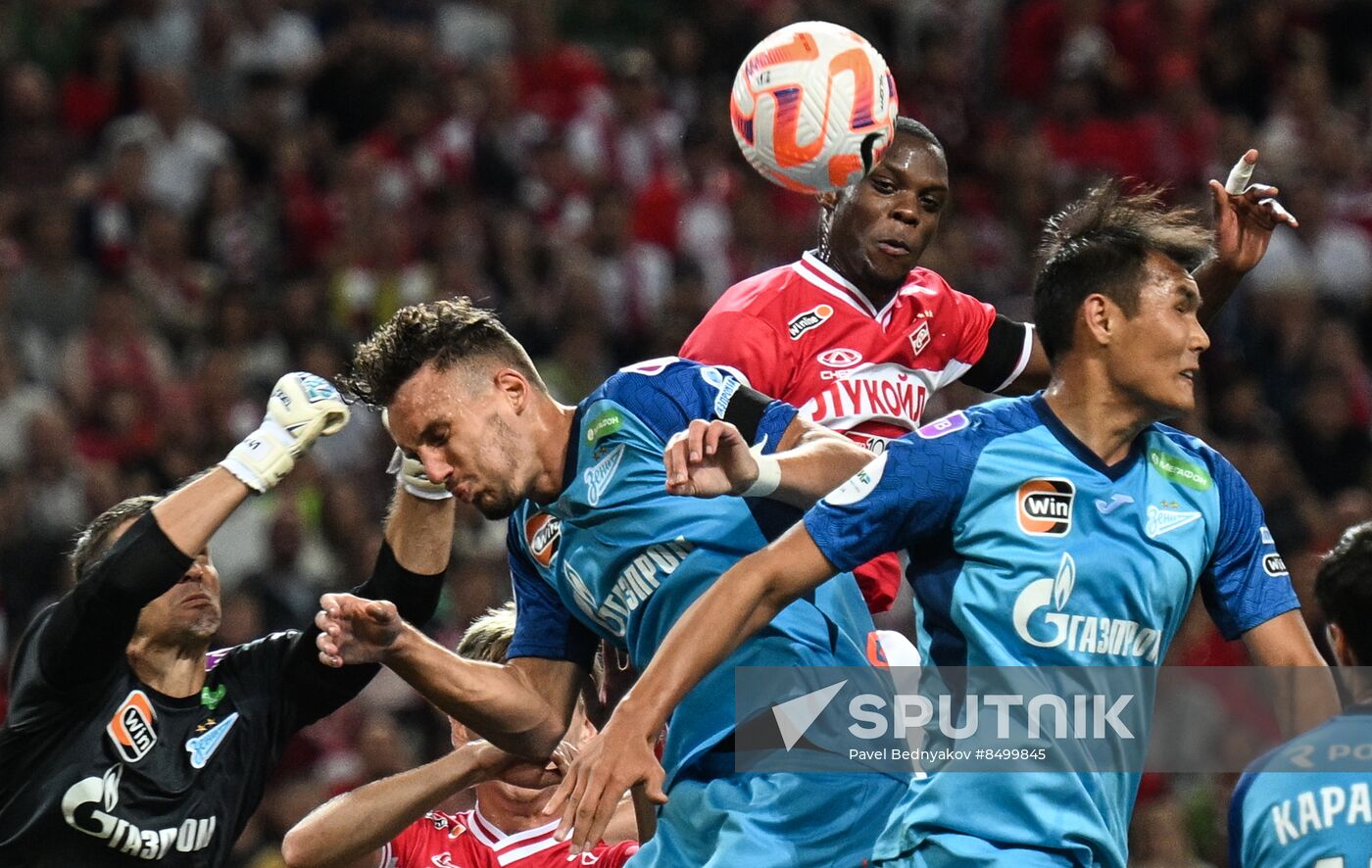 Russia Soccer Premier-League Spartak - Zenit