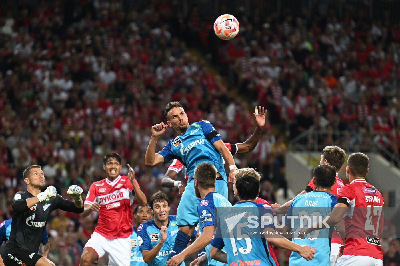 Russia Soccer Premier-League Spartak - Zenit