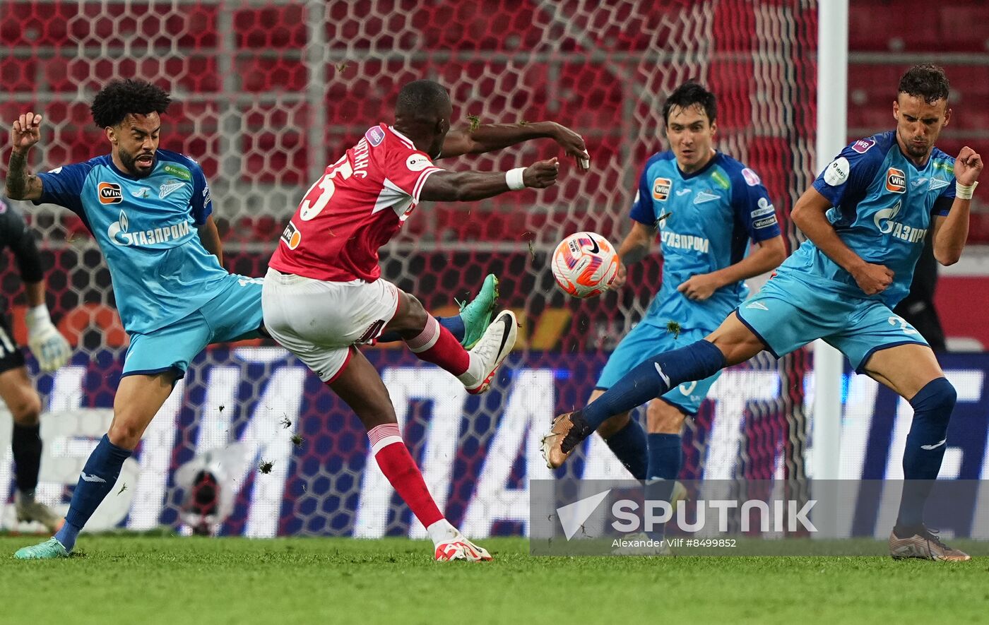 Russia Soccer Premier-League Spartak - Zenit