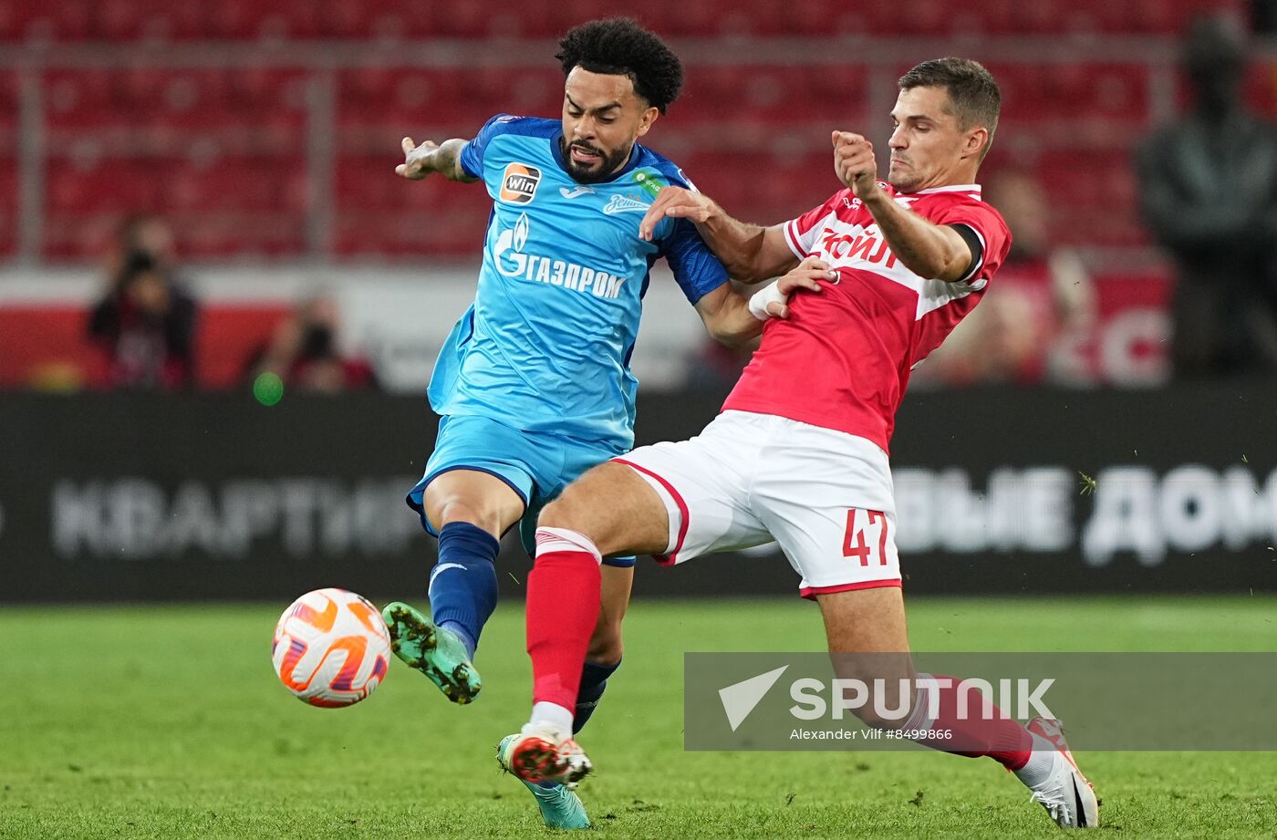 Russia Soccer Premier-League Spartak - Zenit