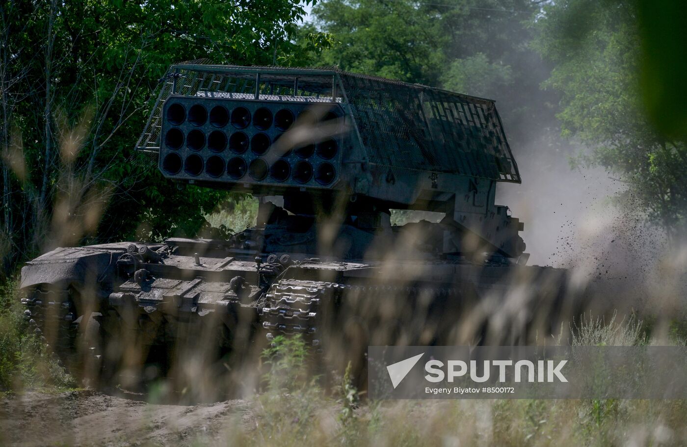 Russia Ukraine Military Operation Thermobaric Rocket Launcher