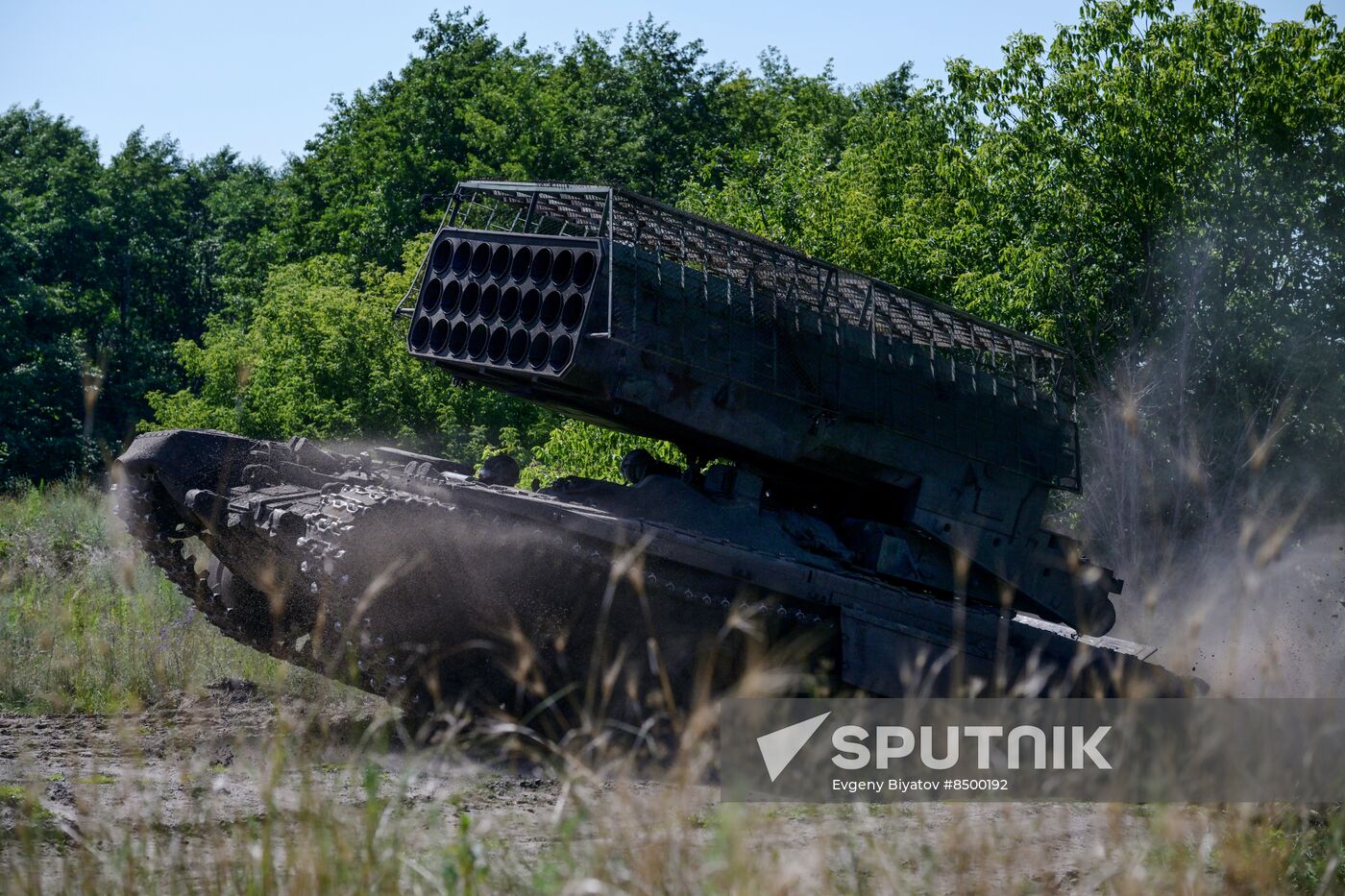 Russia Ukraine Military Operation Thermobaric Rocket Launcher