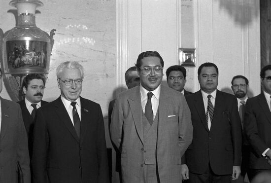 Delegation from the Kingdom of Tonga visits the Soviet Union