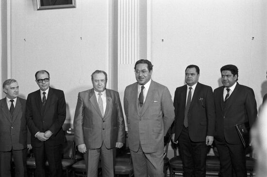 Delegation from the Kingdom of Tonga visits the Soviet Union