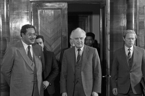 Delegation from the Kingdom of Tonga visits the Soviet Union