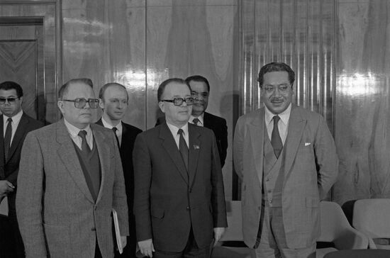 Delegation from the Kingdom of Tonga visits the Soviet Union
