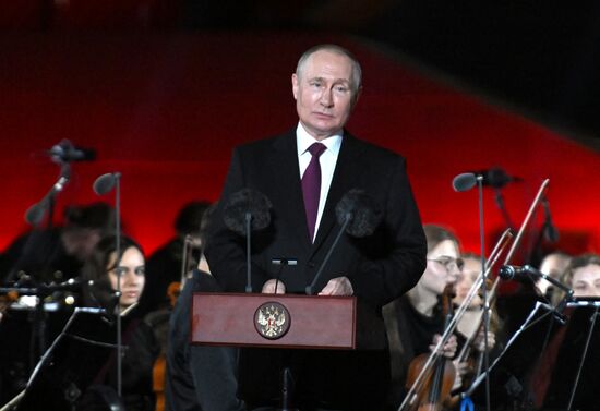 Russia Putin WWII Kursk Battle Anniversary