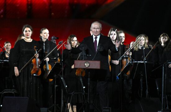 Russia Putin WWII Kursk Battle Anniversary