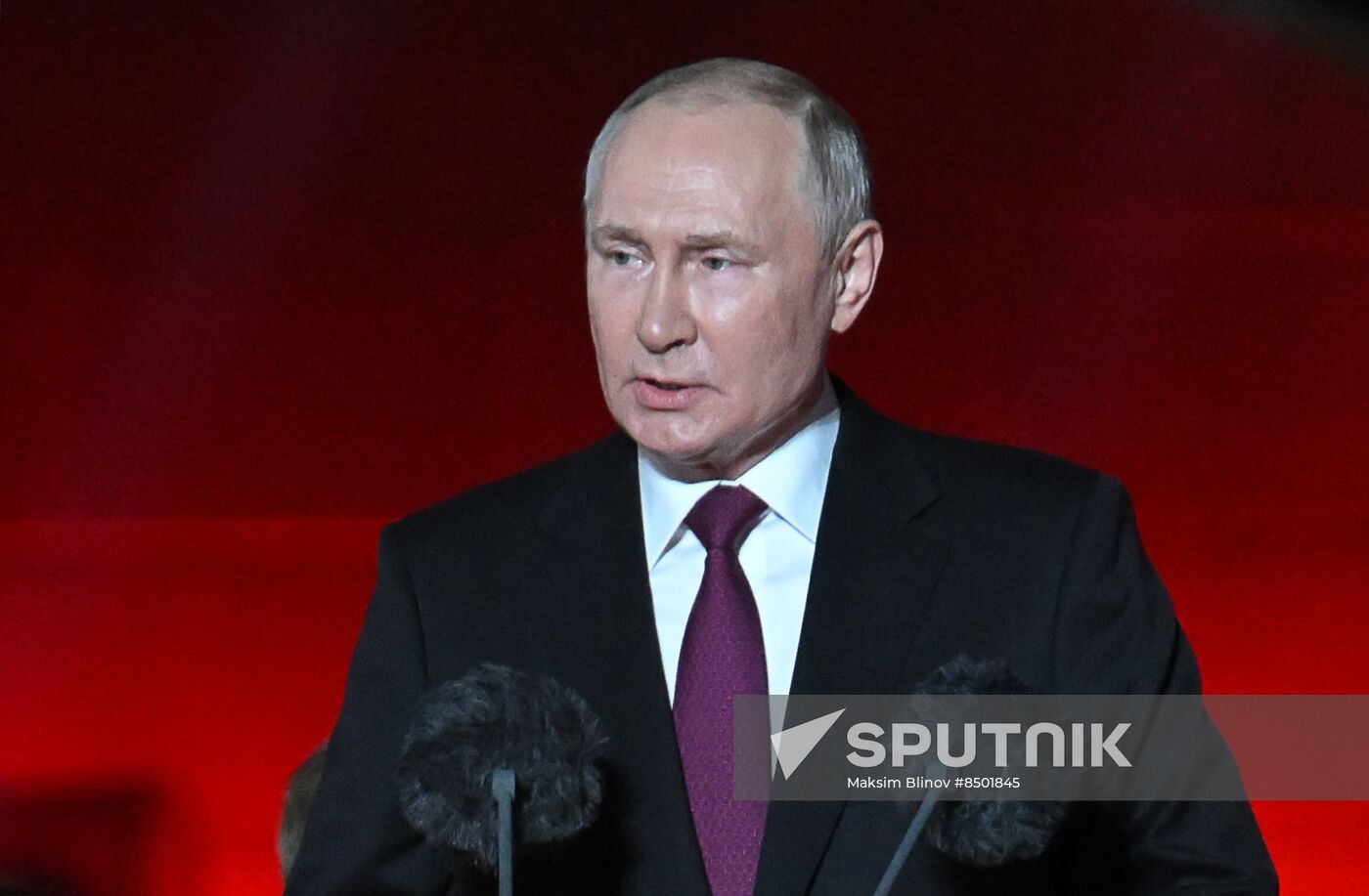 Russia Putin WWII Kursk Battle Anniversary