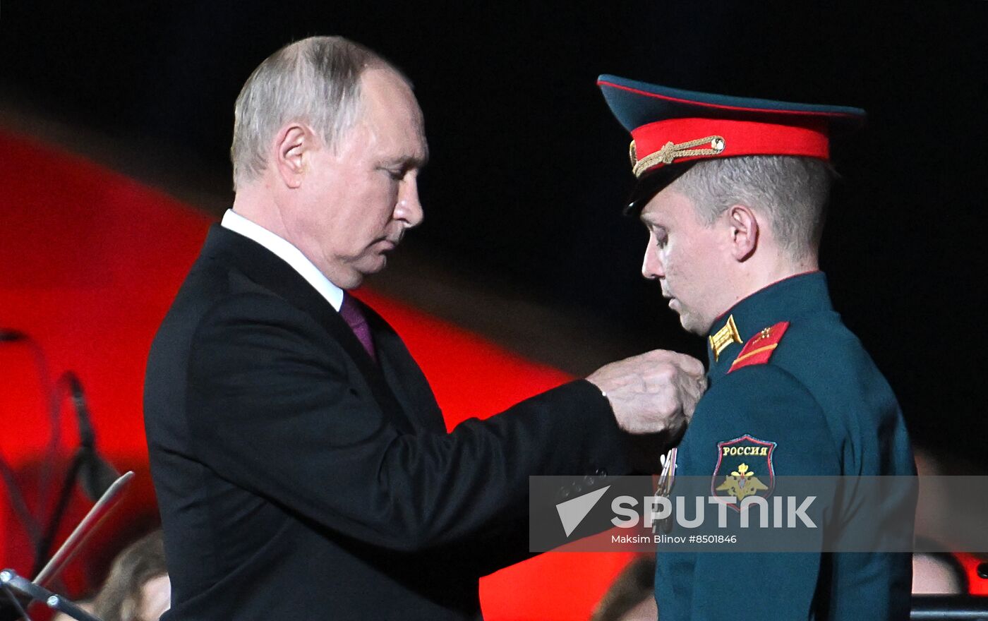 Russia Putin WWII Kursk Battle Anniversary