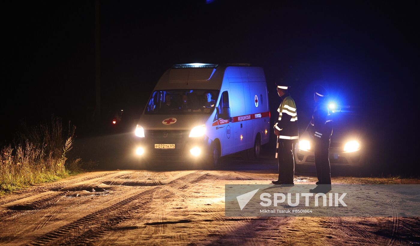 Russia Prigozhin Private Plane Crash