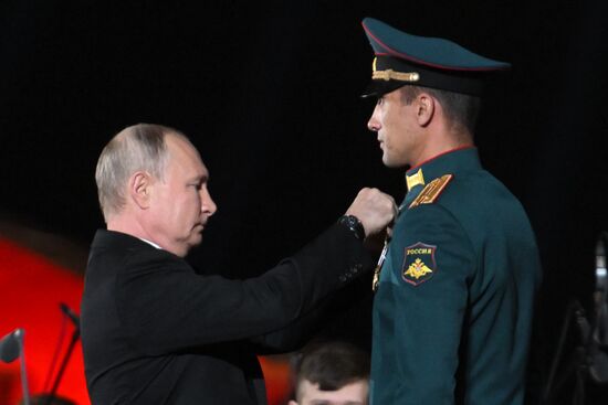 Russia Putin WWII Kursk Battle Anniversary