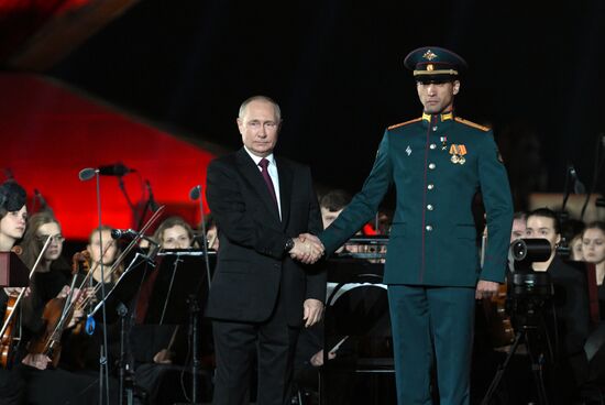 Russia Putin WWII Kursk Battle Anniversary