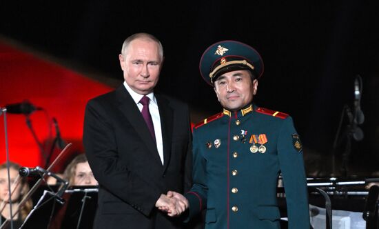 Russia Putin WWII Kursk Battle Anniversary