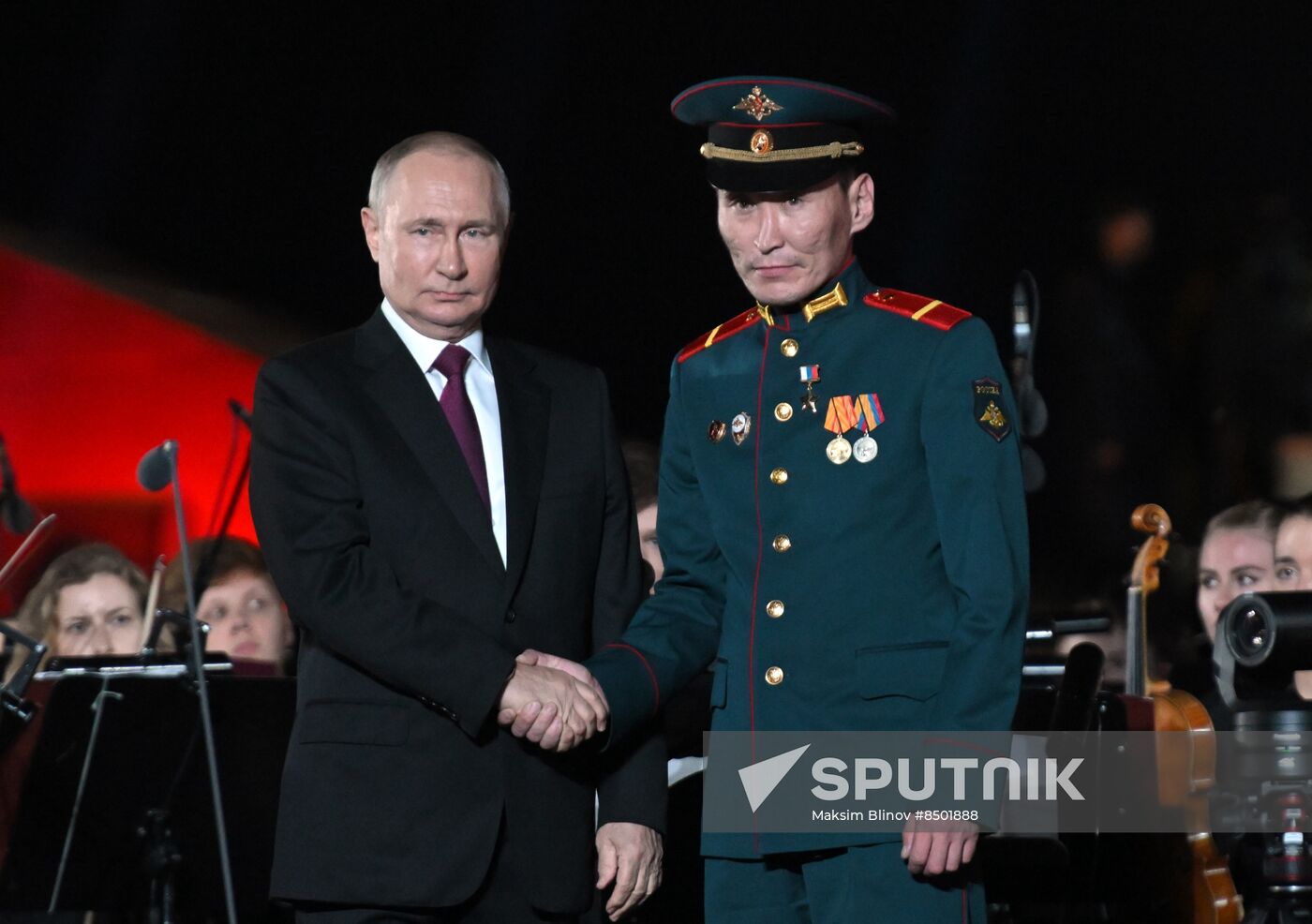 Russia Putin WWII Kursk Battle Anniversary