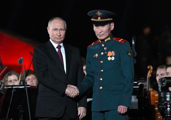 Russia Putin WWII Kursk Battle Anniversary