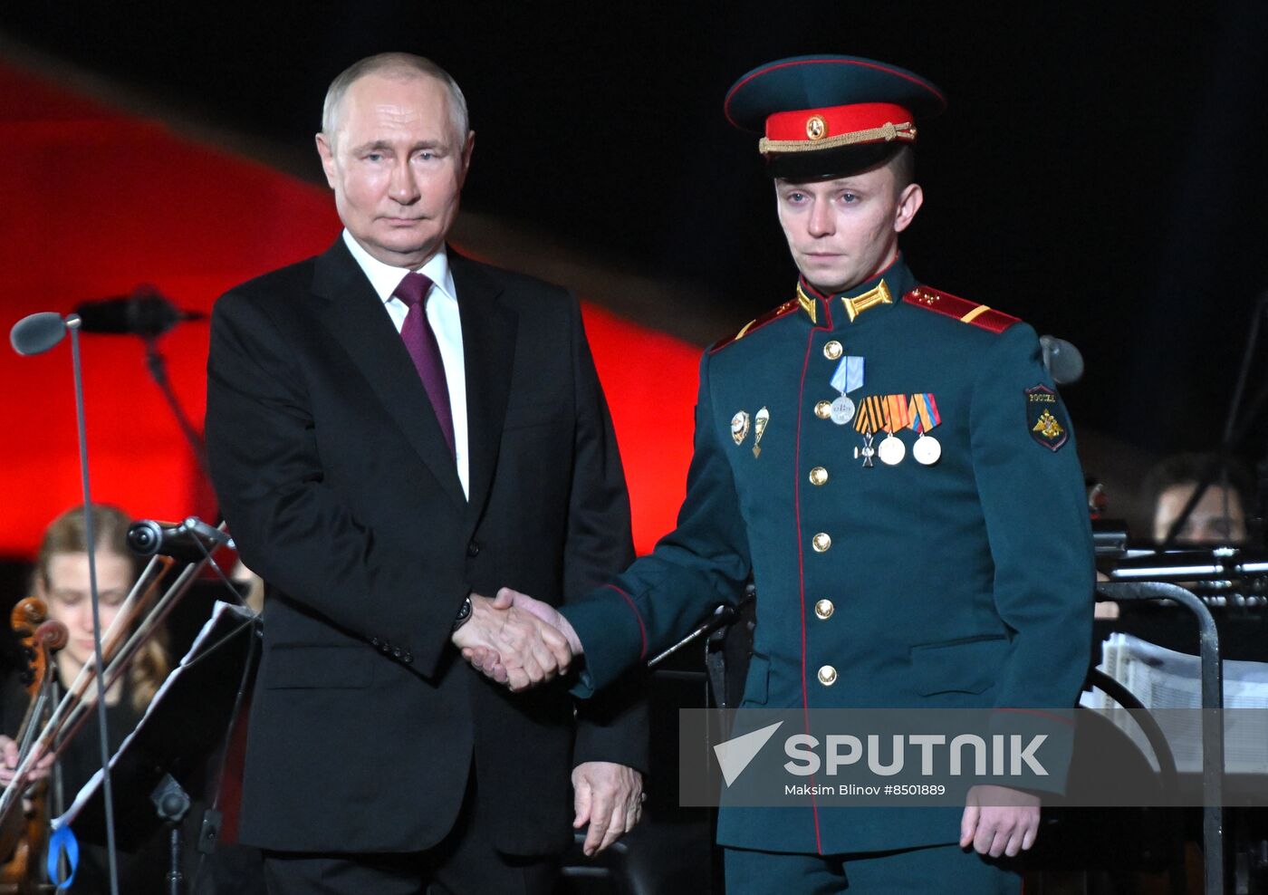 Russia Putin WWII Kursk Battle Anniversary