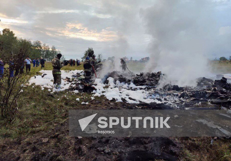 Russia Prigozhin Private Plane Crash