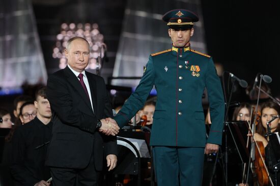 Russia Putin WWII Kursk Battle Anniversary