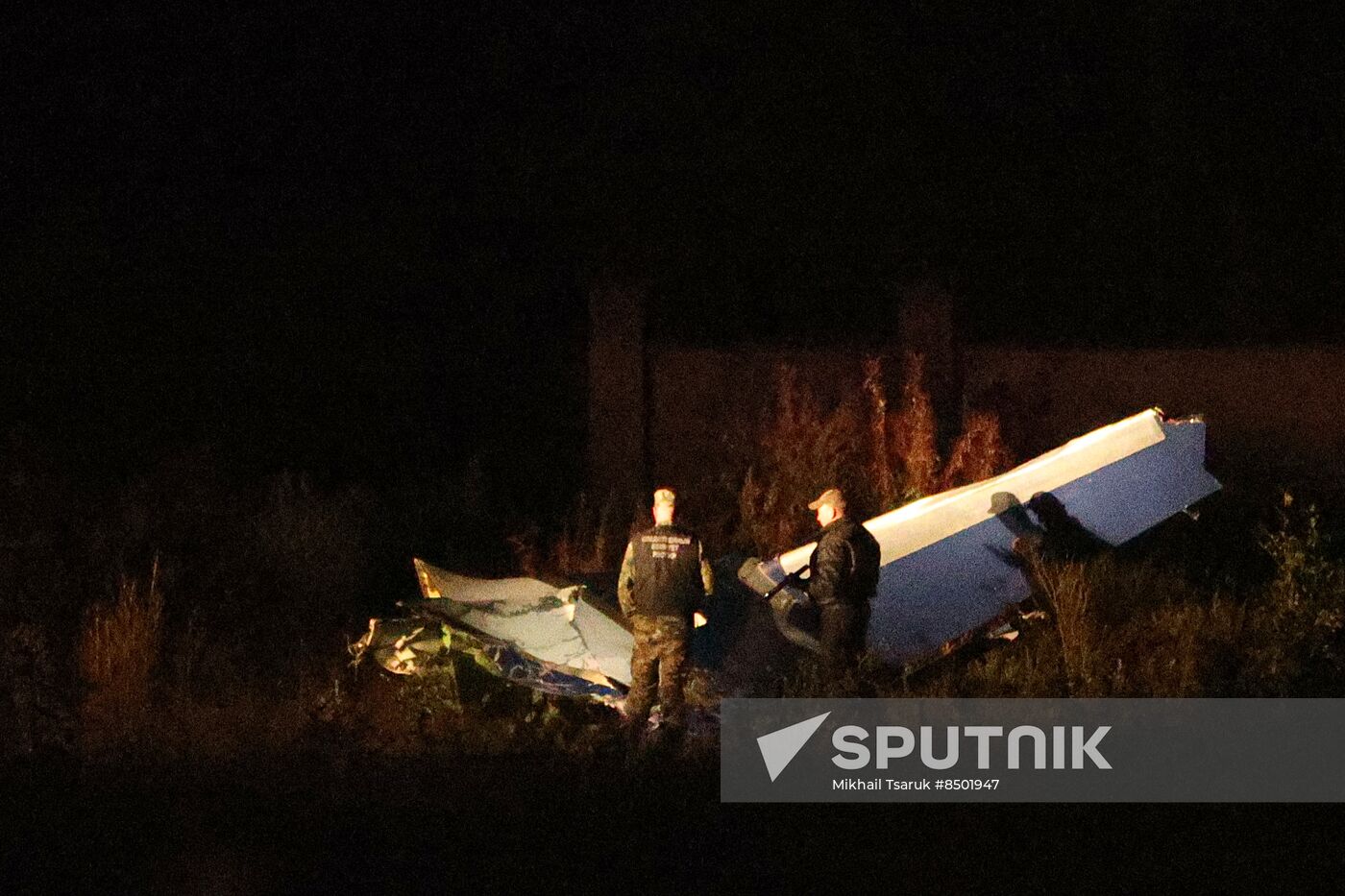 Russia Prigozhin Private Plane Crash