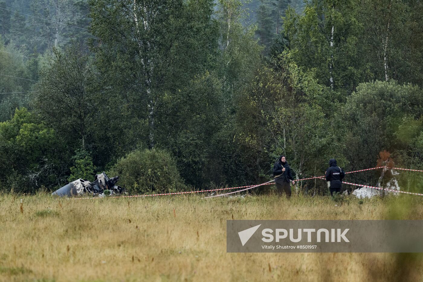 Russia Prigozhin Private Plane Crash
