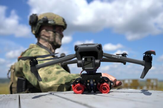 Russia Ukraine Military Operation Leaflet Drones