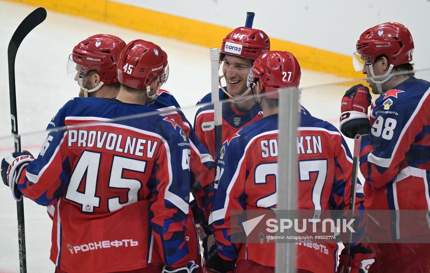 Russia Ice Hockey Moscow Mayor Cup CSKA - Dynamo