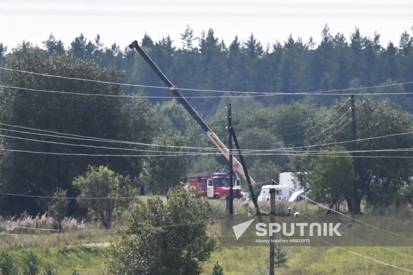 Russia Prigozhin Private Plane Crash