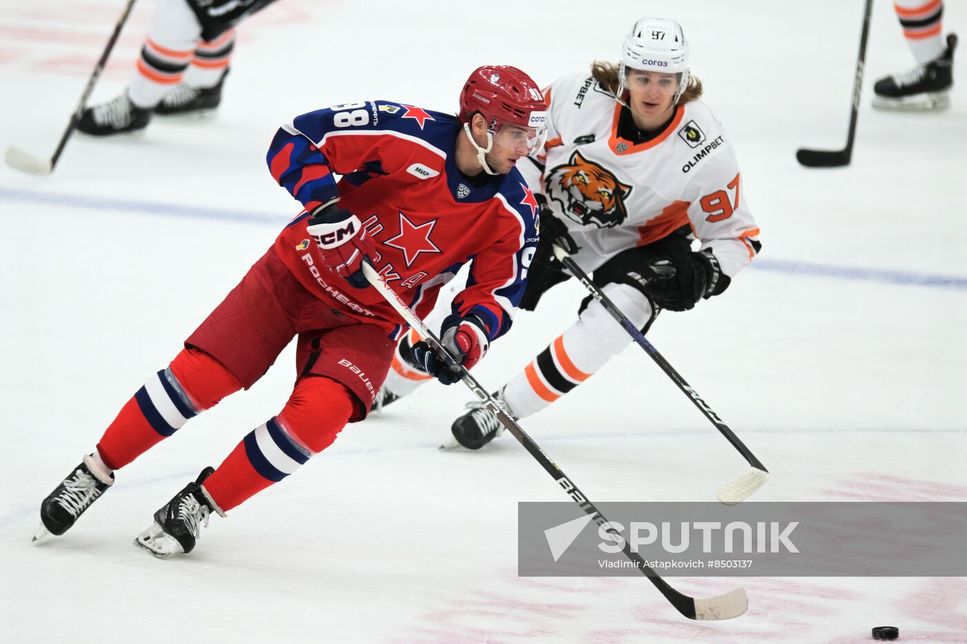 Russia Ice Hockey Moscow Mayor Cup CSKA - Amur