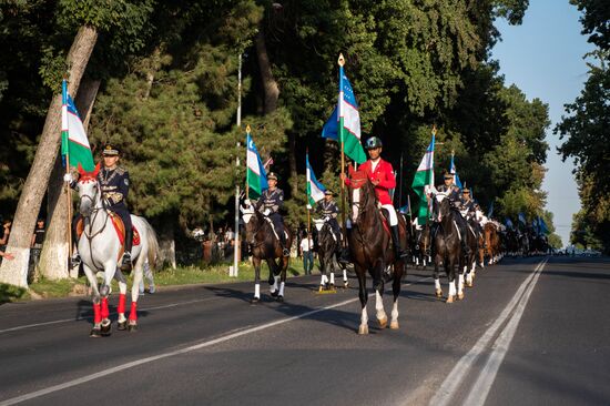 Uzbekistan Horse Parade