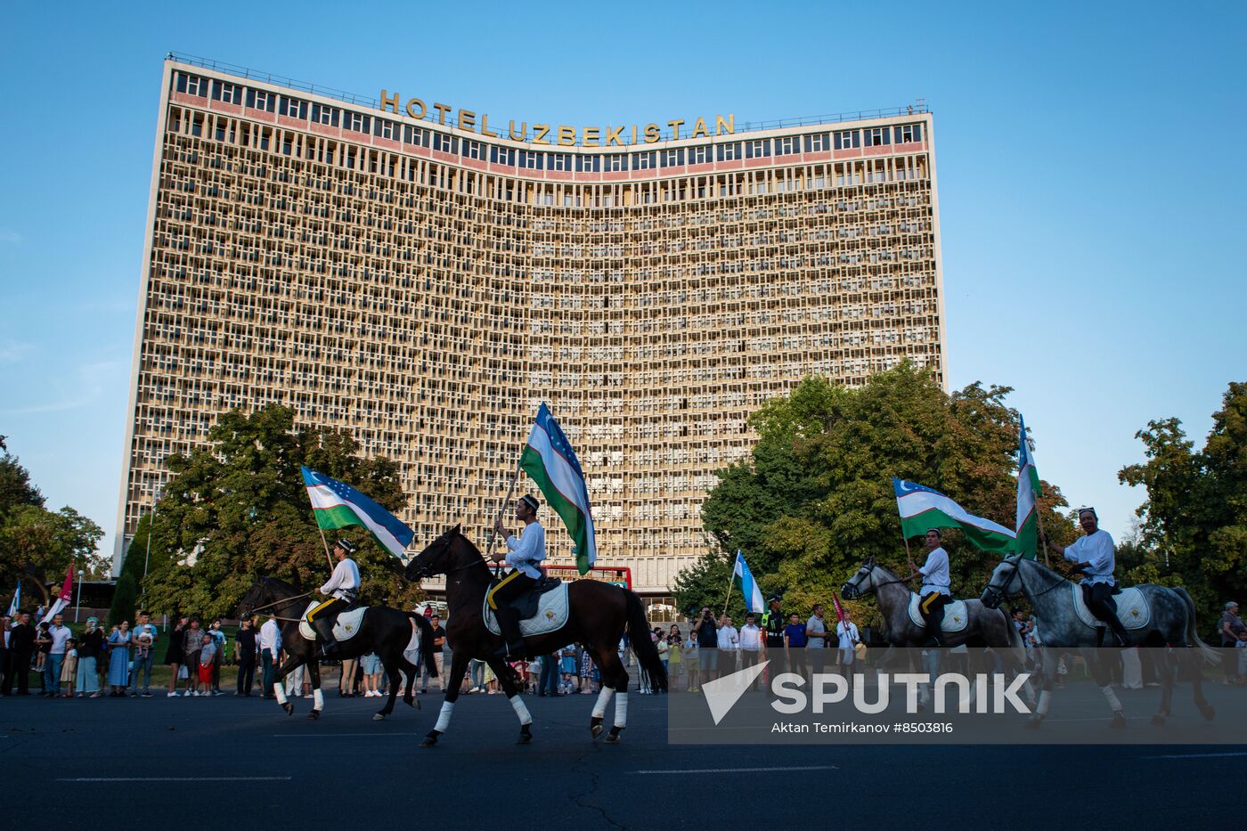 Uzbekistan Horse Parade